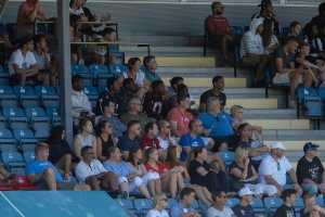 Publikum på G18-kamp mellom Strømsgodset og Mjøndalen.