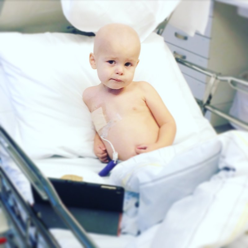 Preben i sykesengen for 1 år siden.