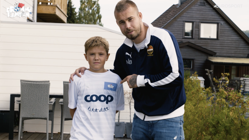 Lukas Leander er en av de lokale som skal spille Drømmekampen på lørdag