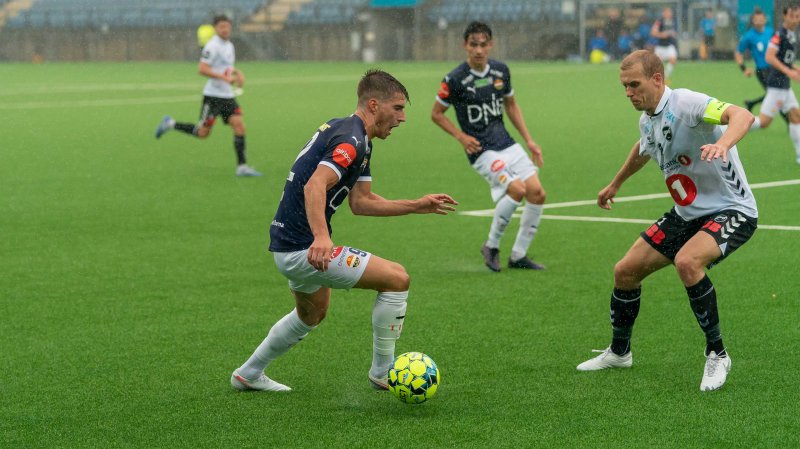 Kreshnik Krasniqi i aksjon mot Odds Ballklubb tidligere i sesongen.