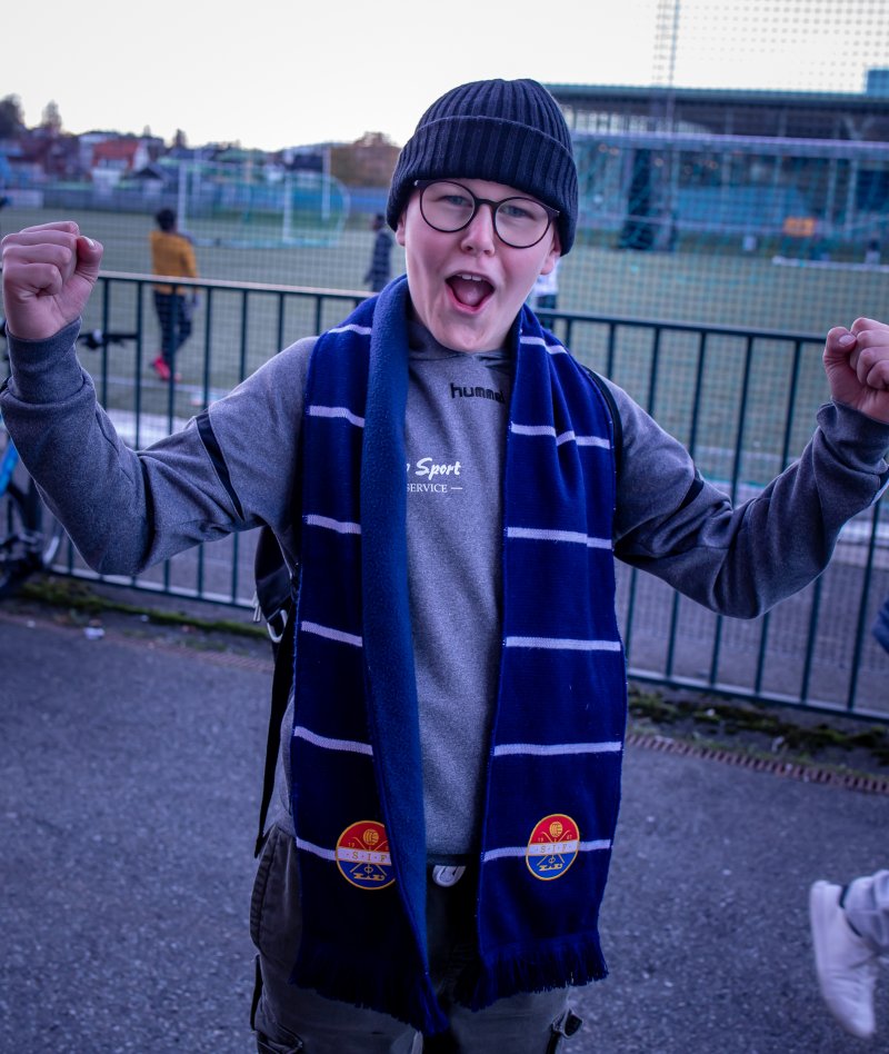 Ja til flere barn på tribunen! Foto: Christoffer Odden