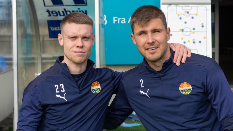 Valdimar Ingimundarsson og Ari Leifsson - to lovende U21-landslagsspillere fra Island som er signert i de siste to vinduene.