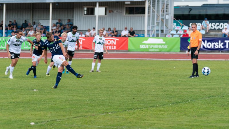 Mikkel Maigaard gjorde ingen feil fra straffemerket.