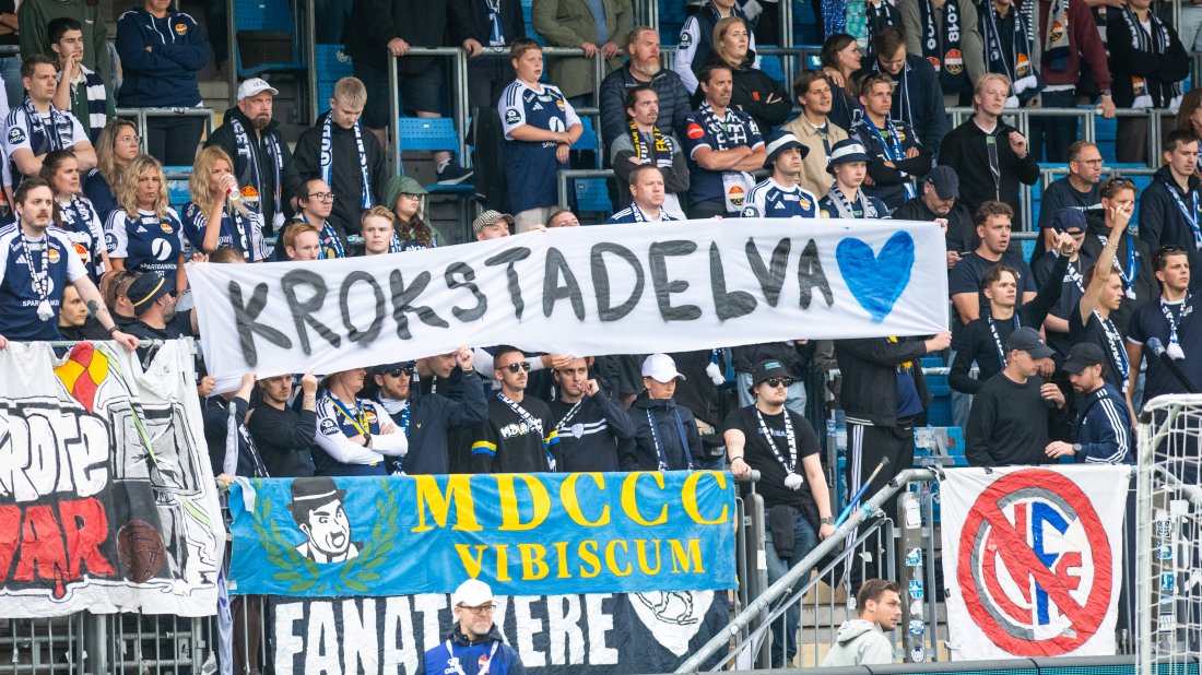 GodsetUnionens banner for brannen på Stenseth. Foto: Tore Norrud