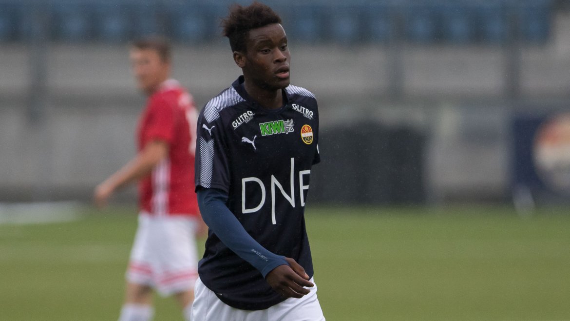 Mustapha Fofana ga tredjelaget ledelsen 1-0 mot Kongsberg.