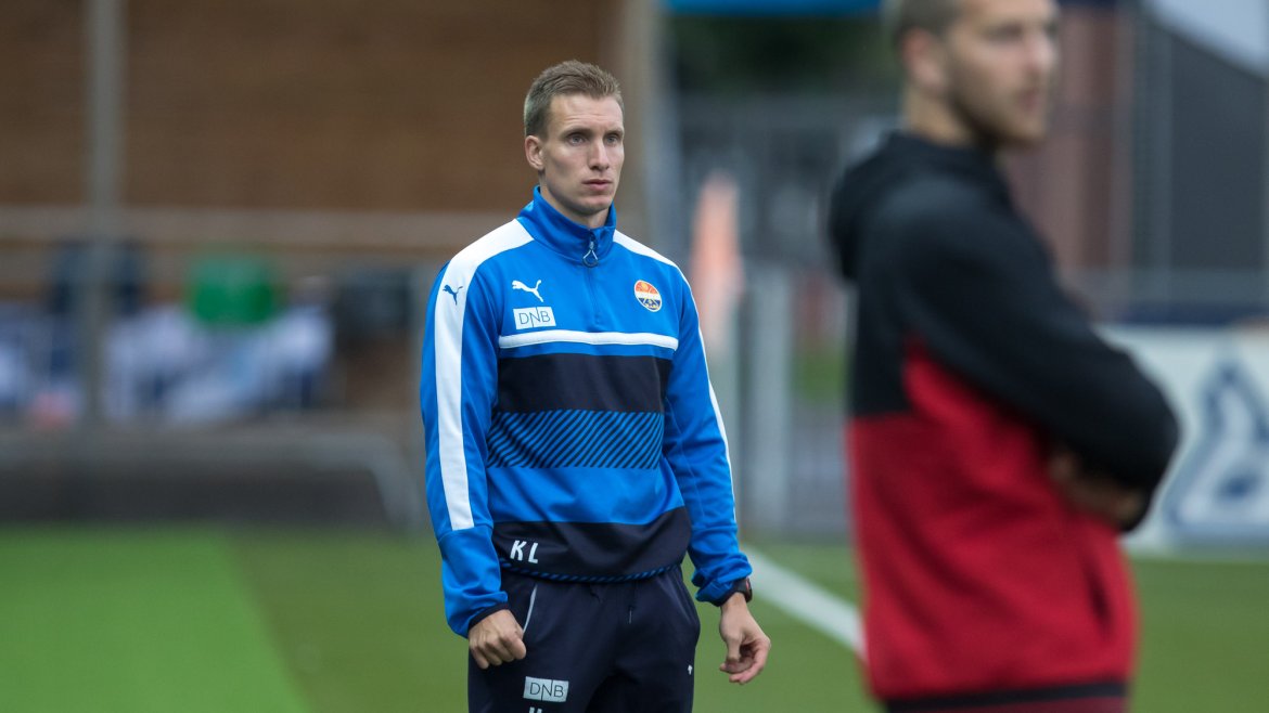 Kjetil Lundebakken, tredjelagets hovedtrener.